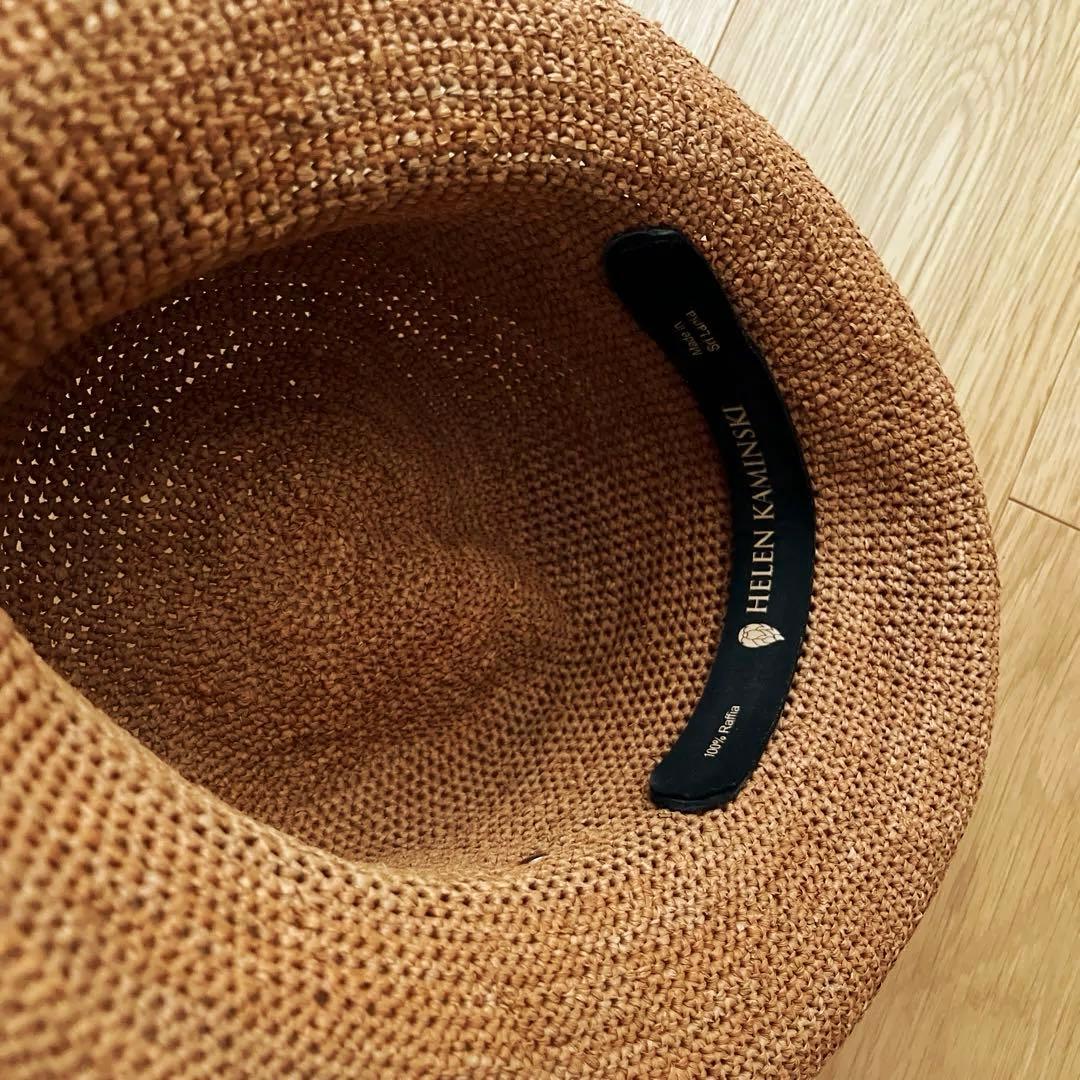HELEN KAMINSKI 麦わら帽子 ブラウン