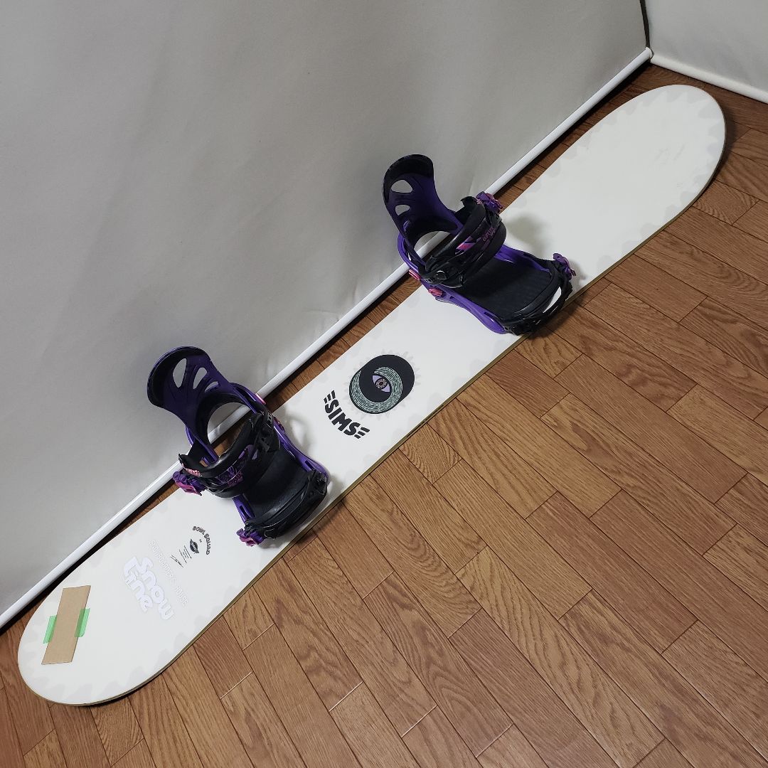 22-23 SIMS FLUX 144cm スノーボードセット