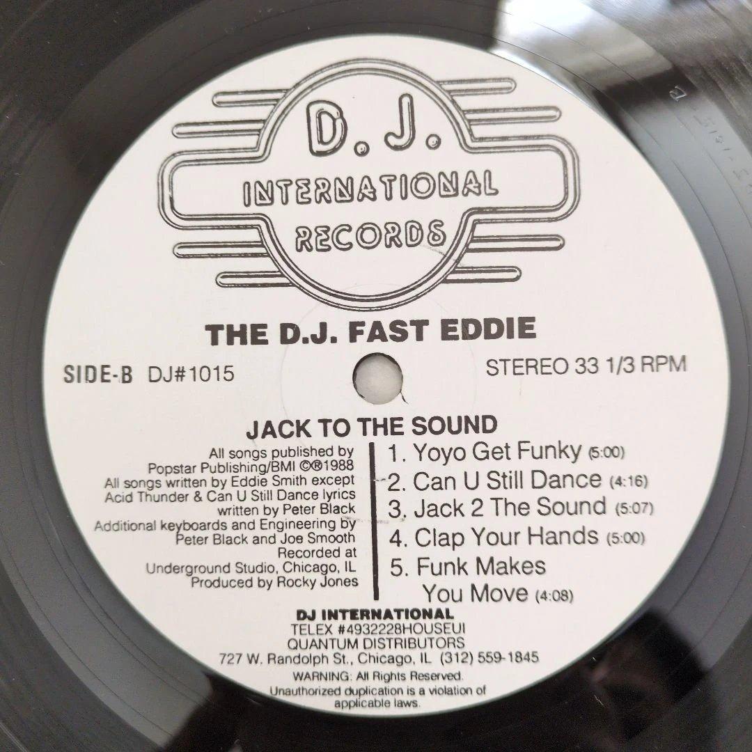 希少 Acid LP / Fast Eddie / シカゴ・ハウス House