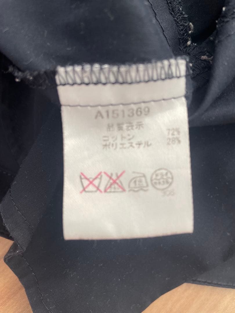 archivio★フリルスリーブ　ゴルフワンピース★ネイビー