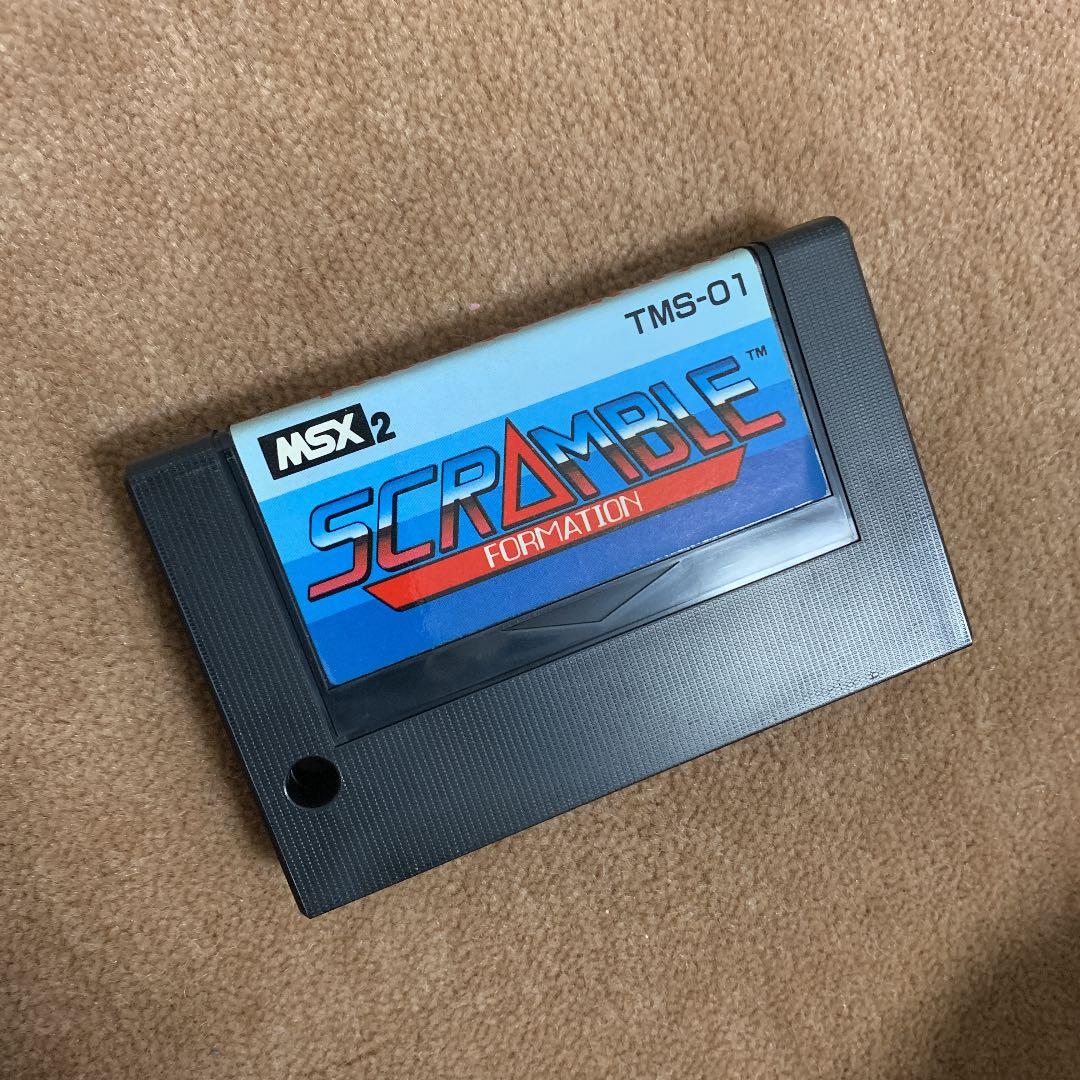 【美品】スクランブルフォーメーション　MSX ROM