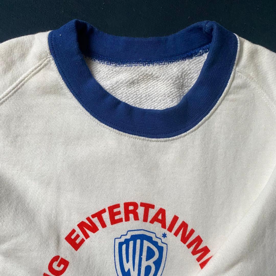 80's ワーナーブラザーズ　スウェット　白　トレーナー