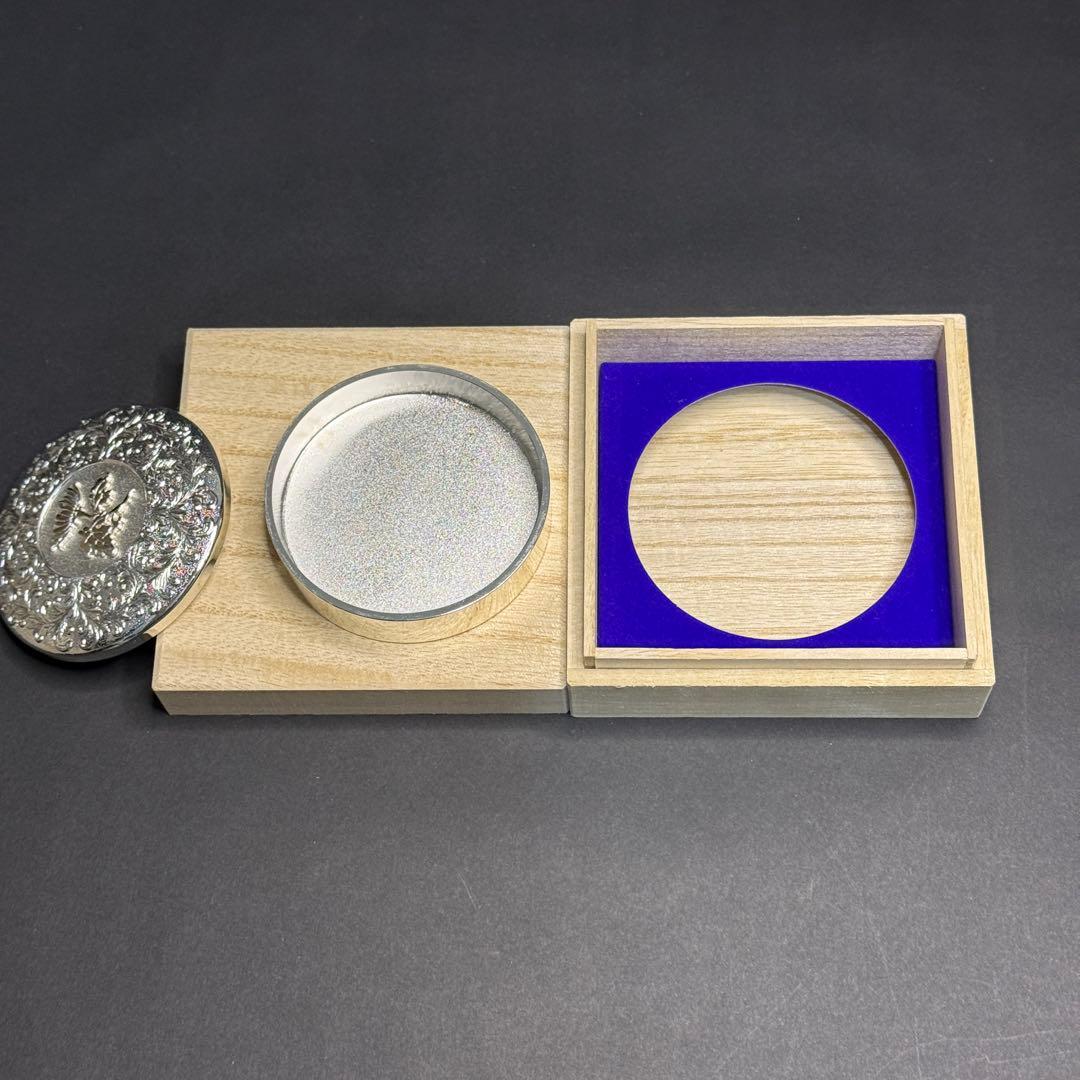 【新品未使用】皇居　菊葉小箱 ボンボニエール 金 銀 ゴールド シルバー 2点