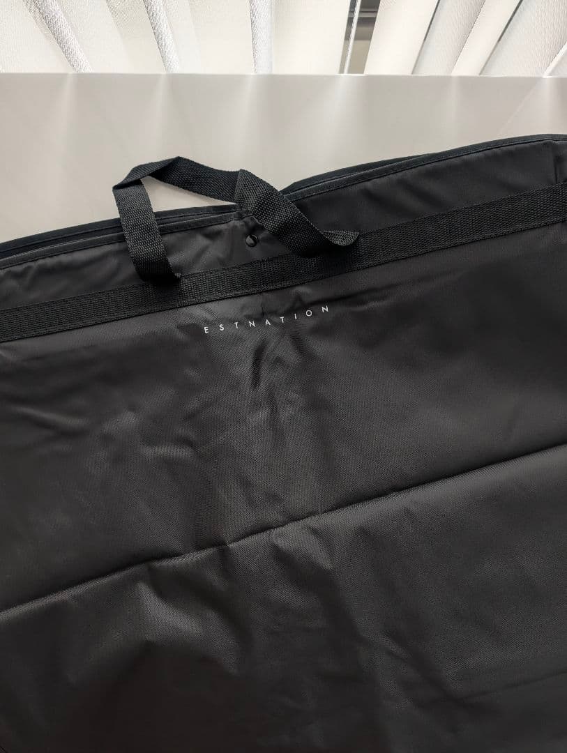 ESTNATIONベージュ レザー風 メッシュジャケット フード付き