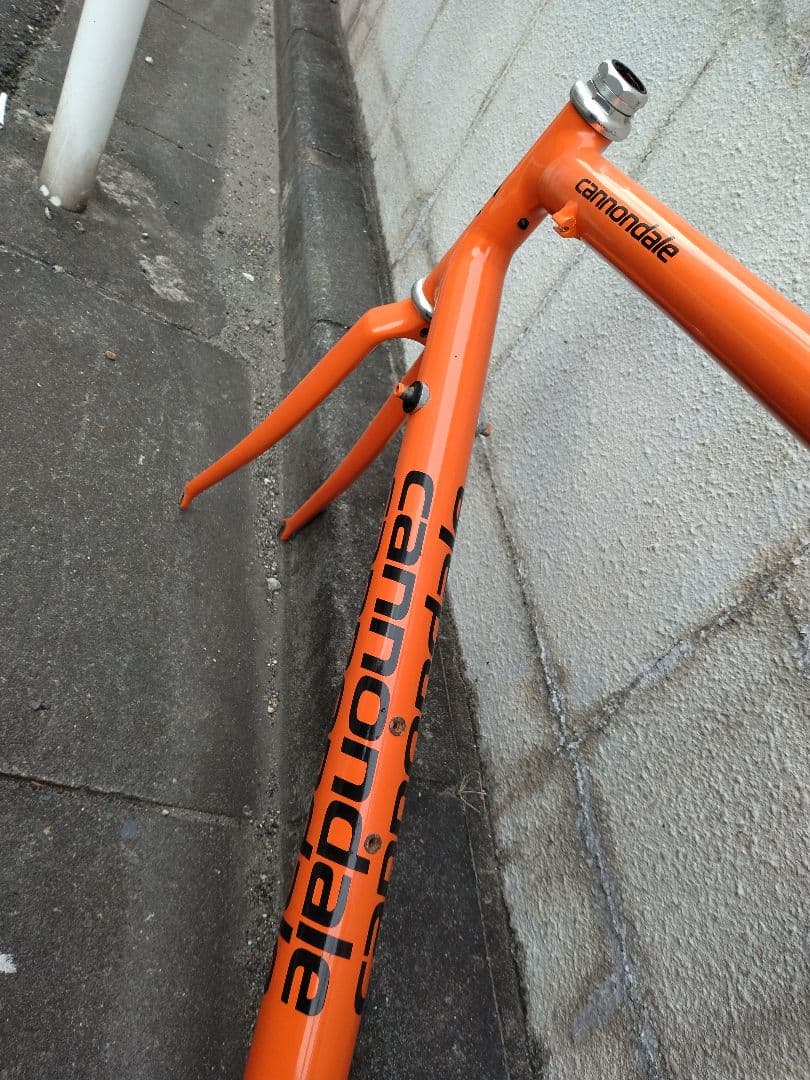 cannondale 650C フレーム　オレンジ