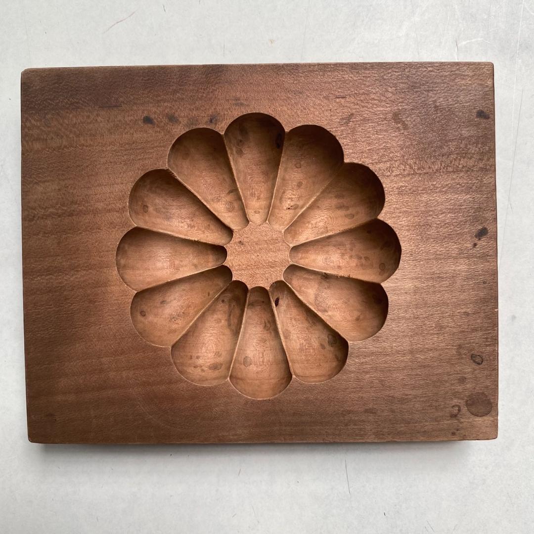 和菓子木型　5種セット【朱塗り木箱入り】