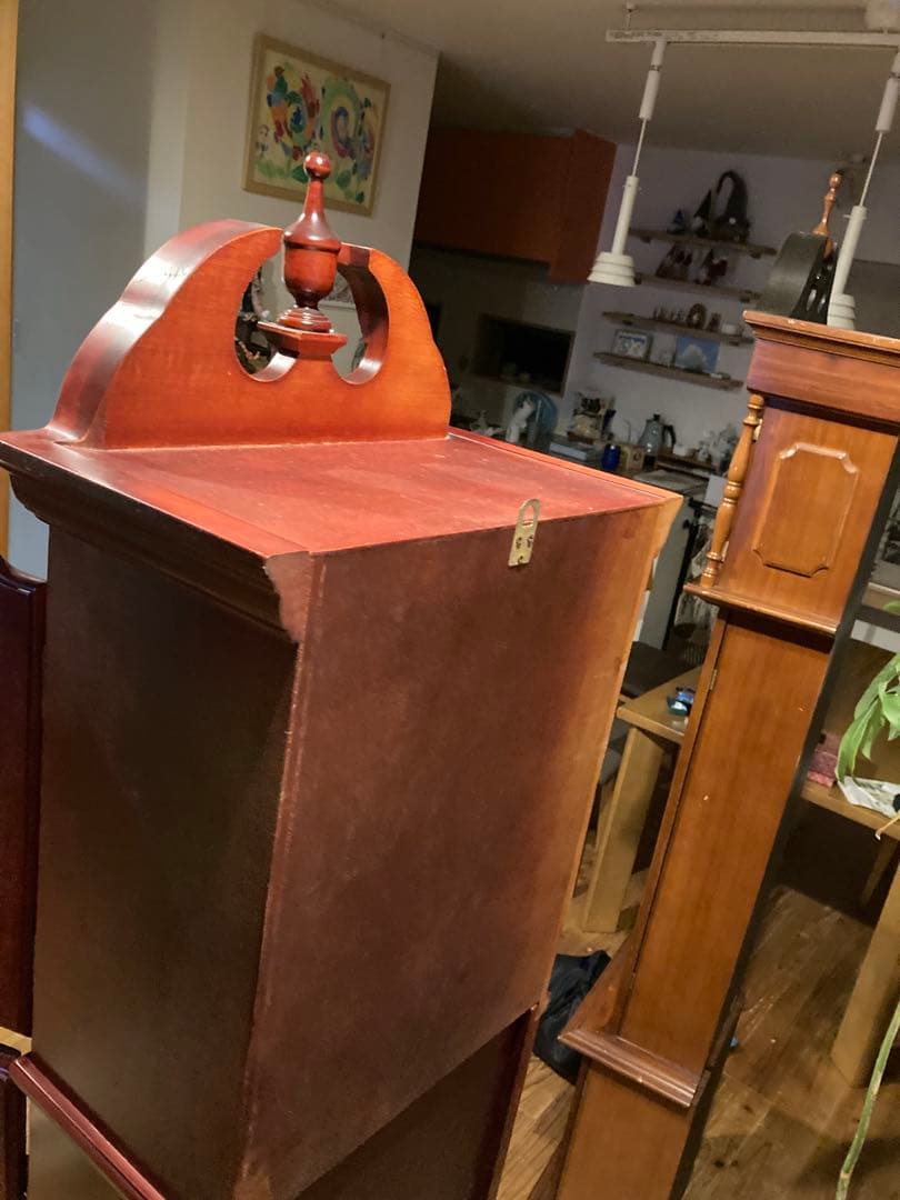 Tempus Fugit ホールクロック 柱時計 ゼンマイ式振り子時計 稼働品