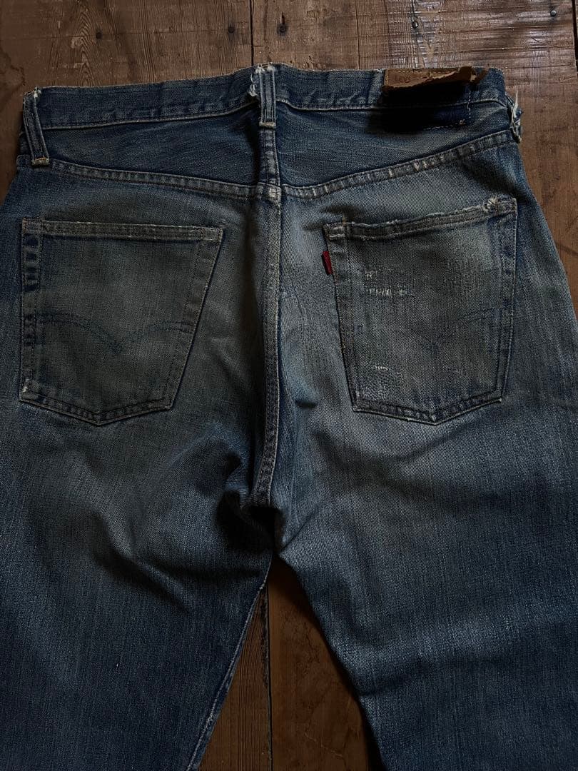 ゴ*ウ様 60s levi's 505 BIGE 赤耳　希少ボタン裏刻印16