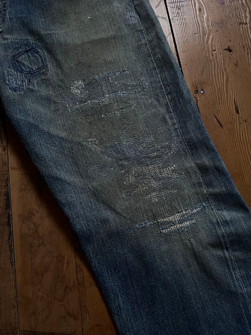 ゴ*ウ様 60s levi's 505 BIGE 赤耳　希少ボタン裏刻印16