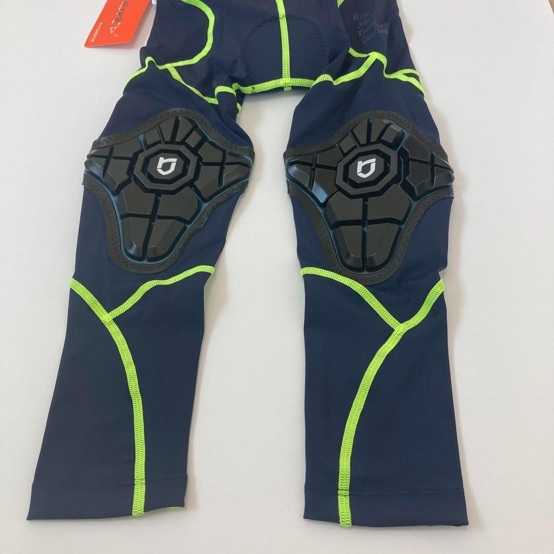 【新品】サイクルパンツ XL ネイビー×グリーン ランバイク ストライダー