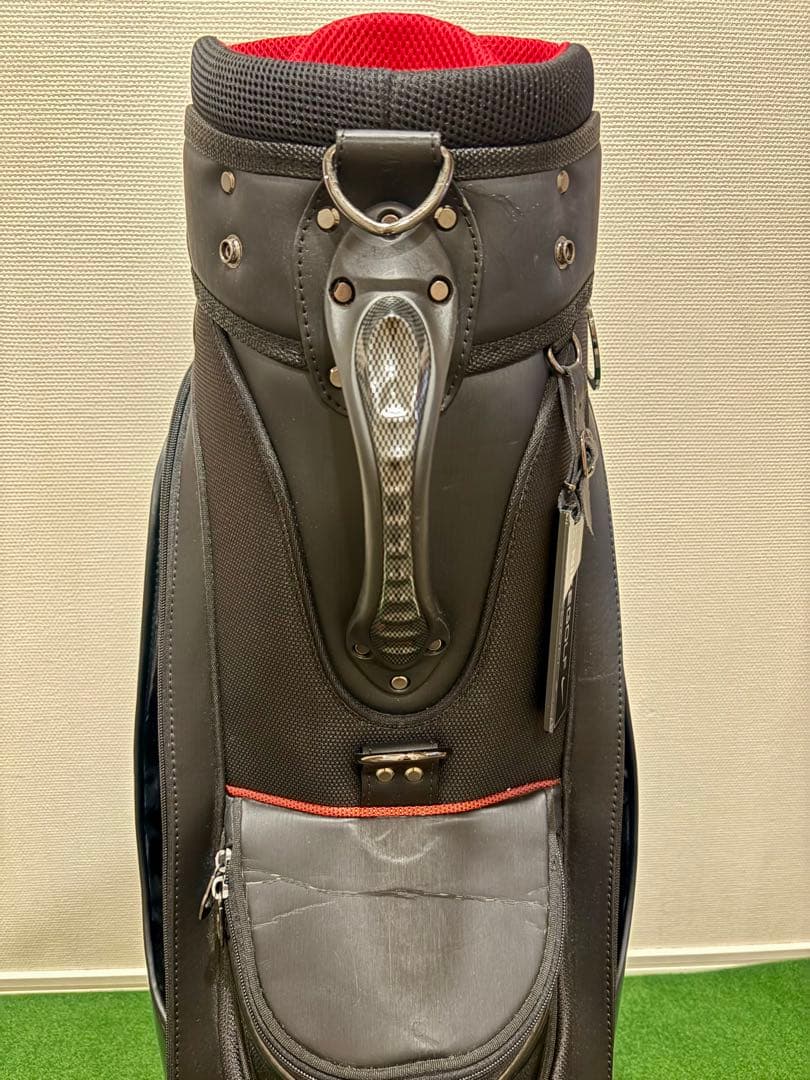 【希少】ナイキ ゴルフ キャディバッグ カート型 ブラック シルバー