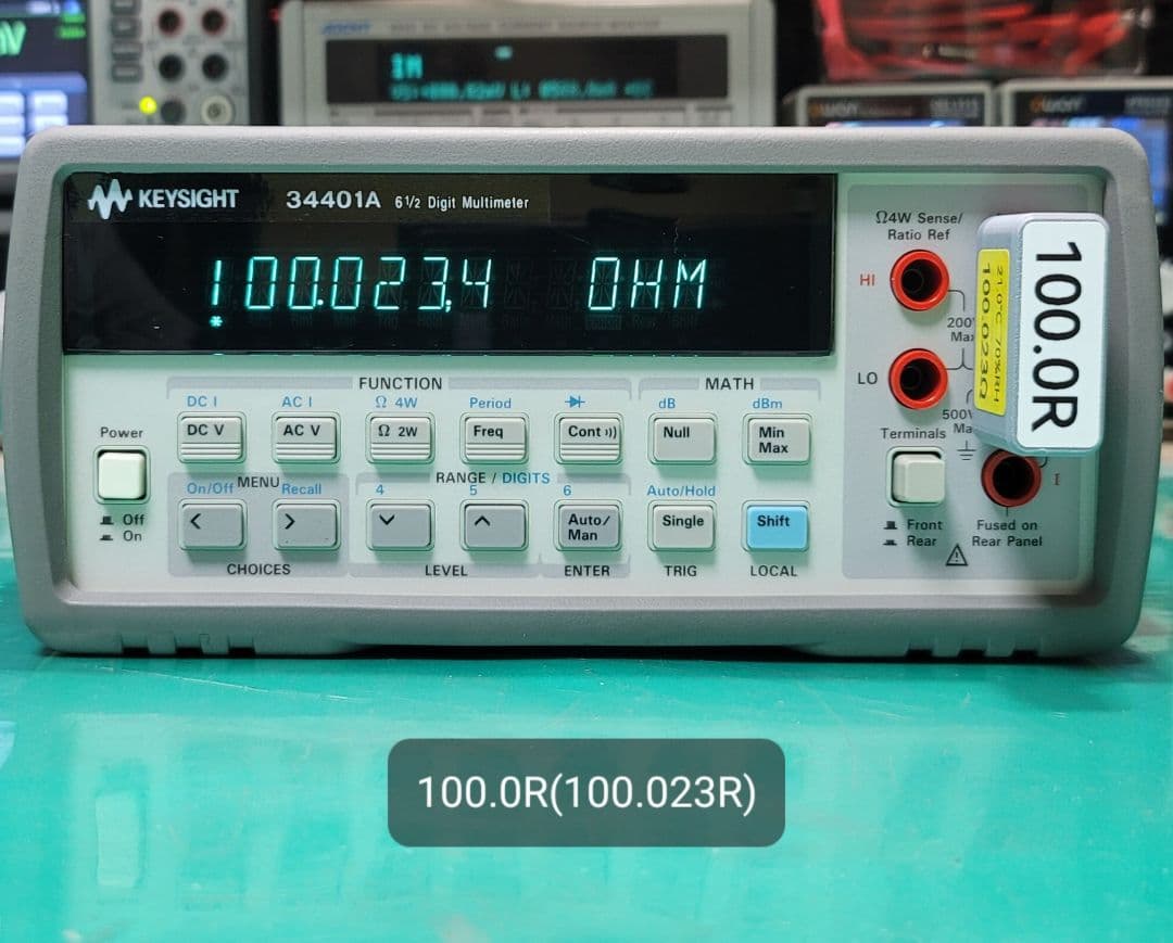 HP/Agilent 34401A 6.5桁 デジタルマルチメーター測定良好