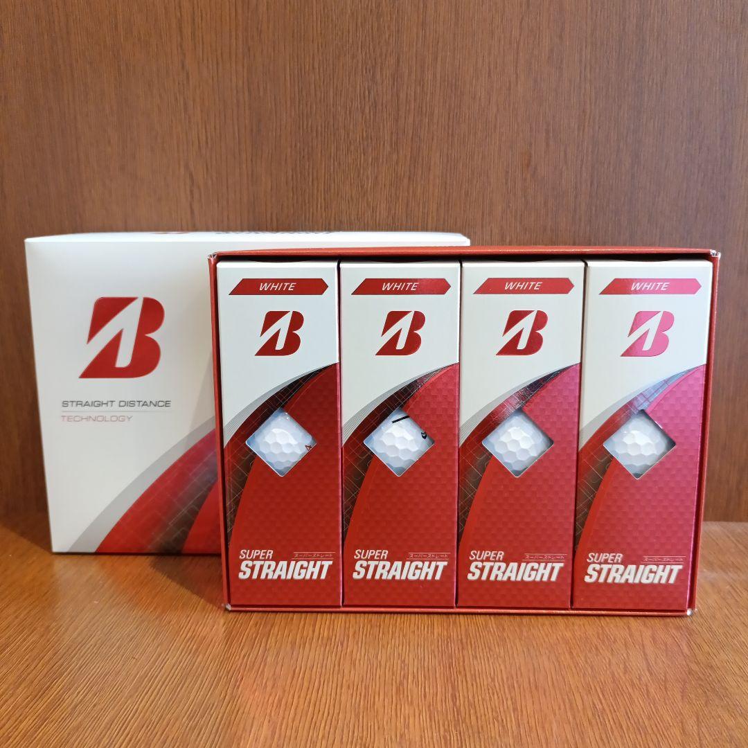ブリヂストン SUPER STRAIGHTホワイト25年モデル　２ダースセット