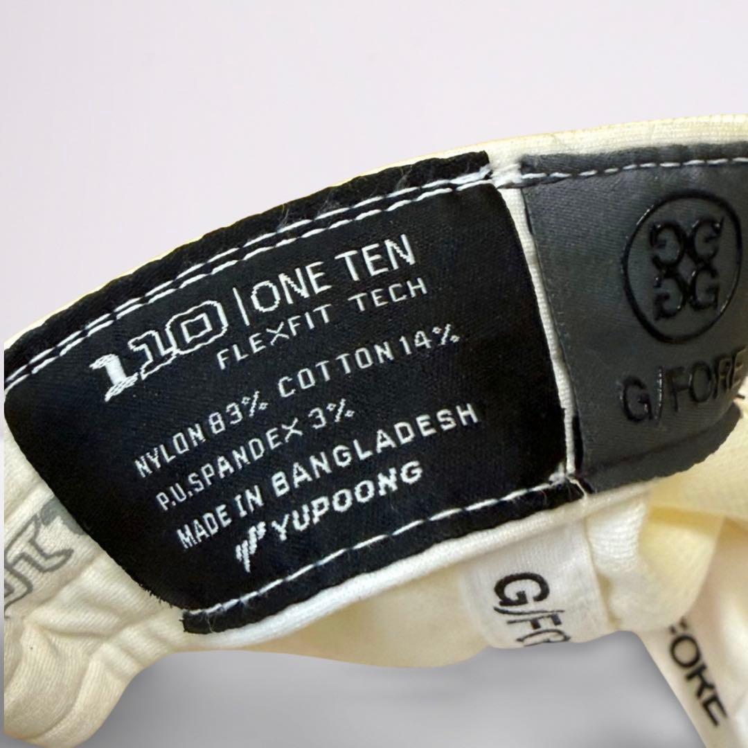 G/FORE ジーフォア スカルロゴ キャップ 白 ゴルフ 帽子 ロゴ刺繍