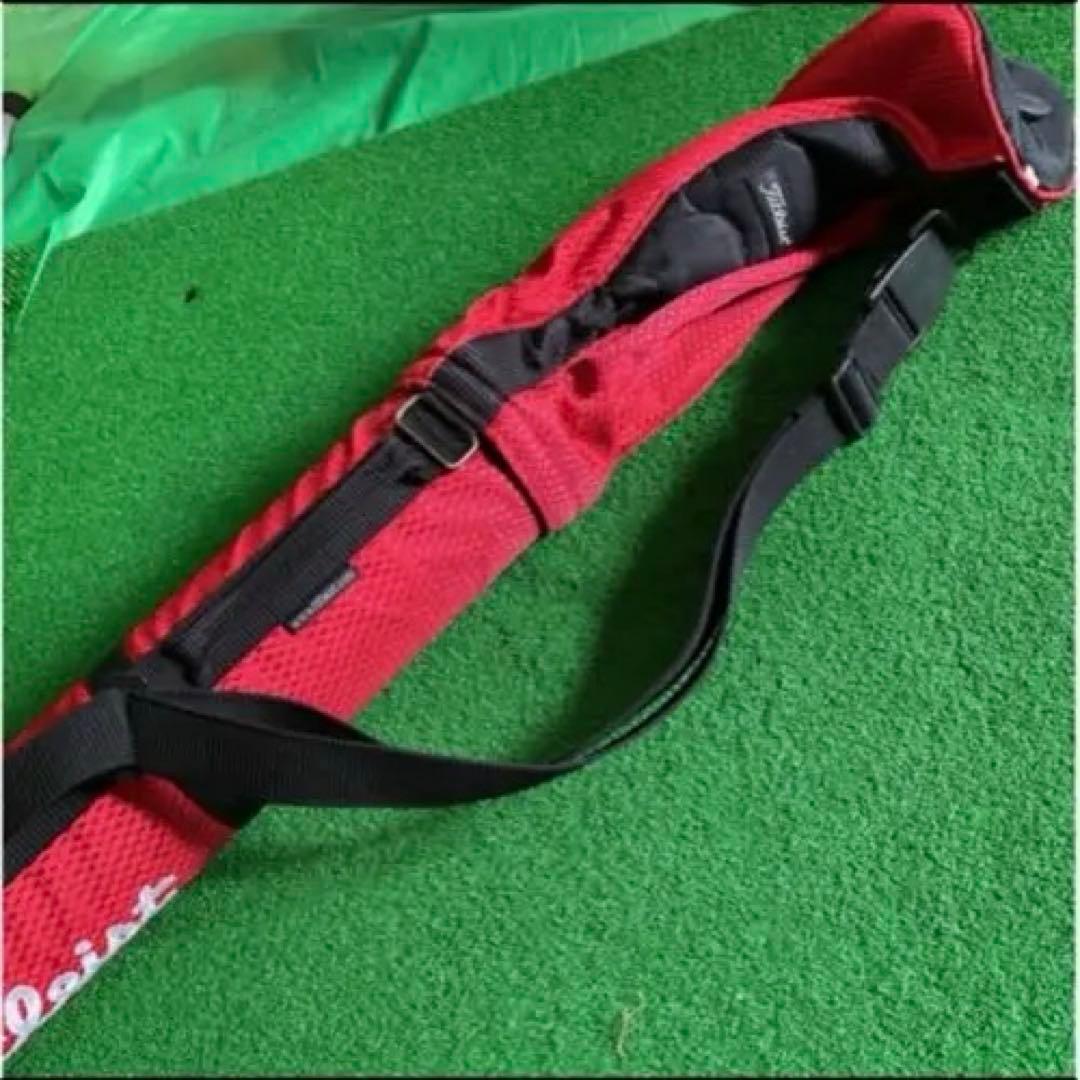 Titleistクラブケース ゴルフ練習用バッグ レッド