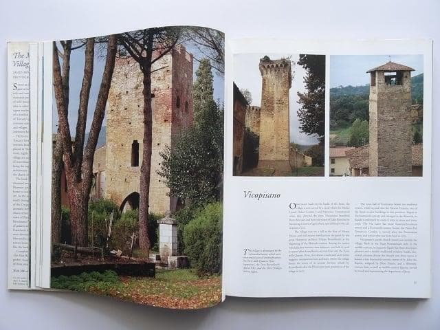洋書◆イタリア トスカーナ地方の美しい村の写真集 本 建築 風景 景色 教会