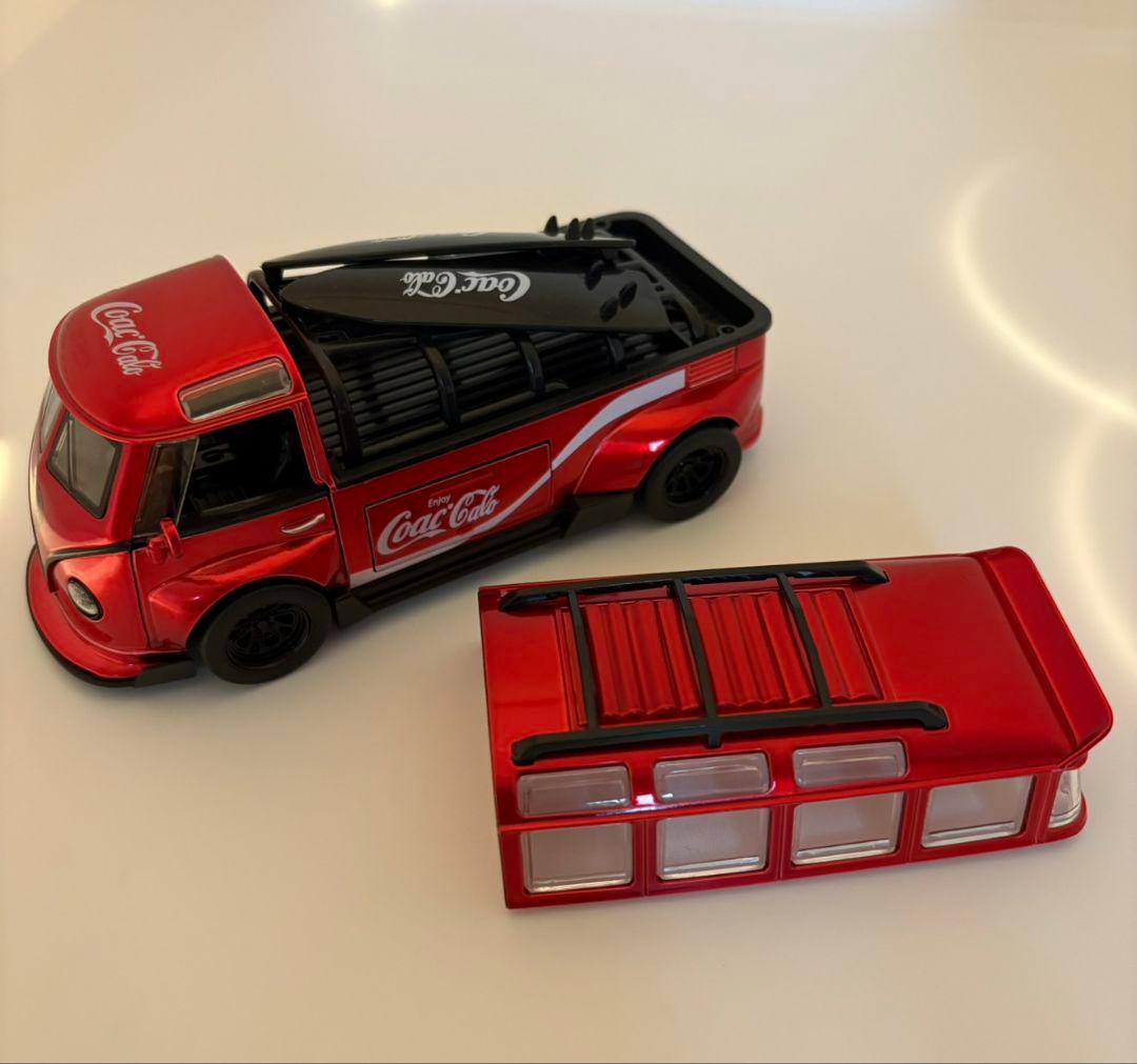 ラスト一個コカコーラ★VW TYPEⅡ ワーゲンバス ローダウン ストリート