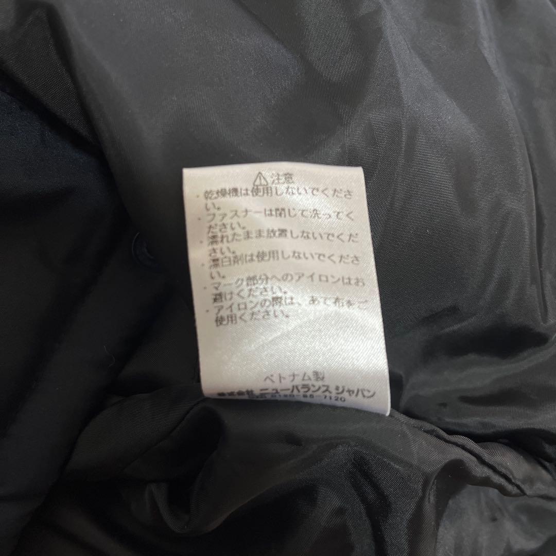 美品 New Balance ネイビー　ホワイト　ベンチコート　XL