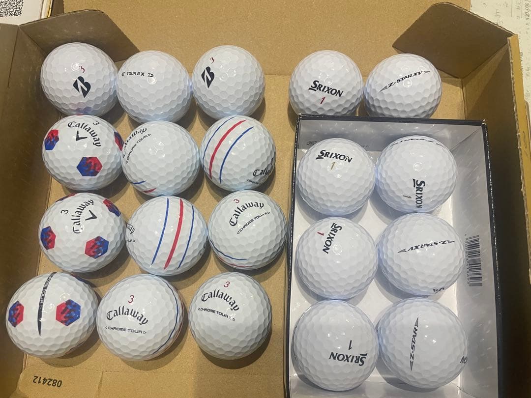 キャロウェイ、スリクソンゴルフボール20個