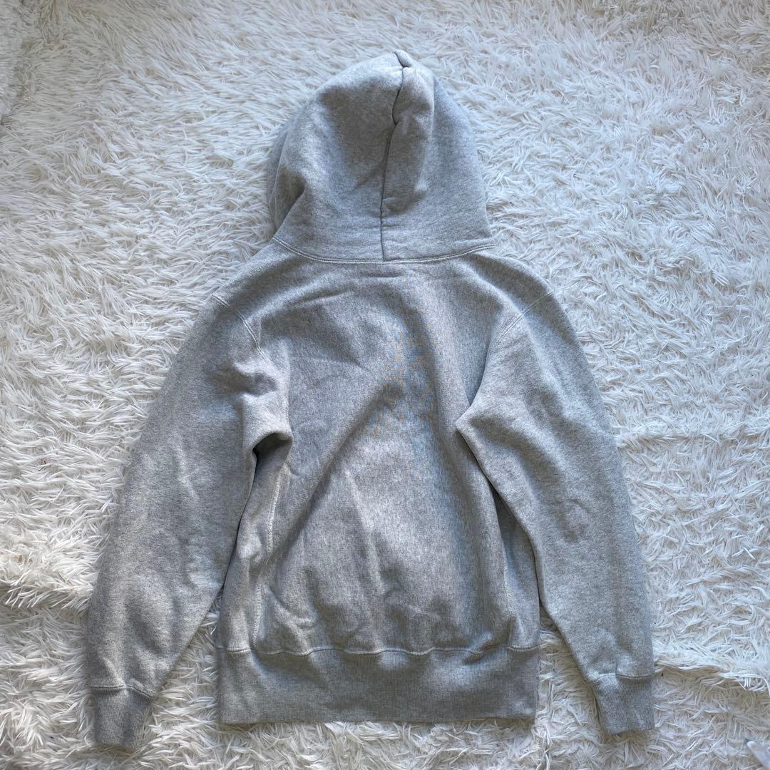 Champion チャンピオン　パーカー　グレー　ハーフボタン　リバースウィーブ