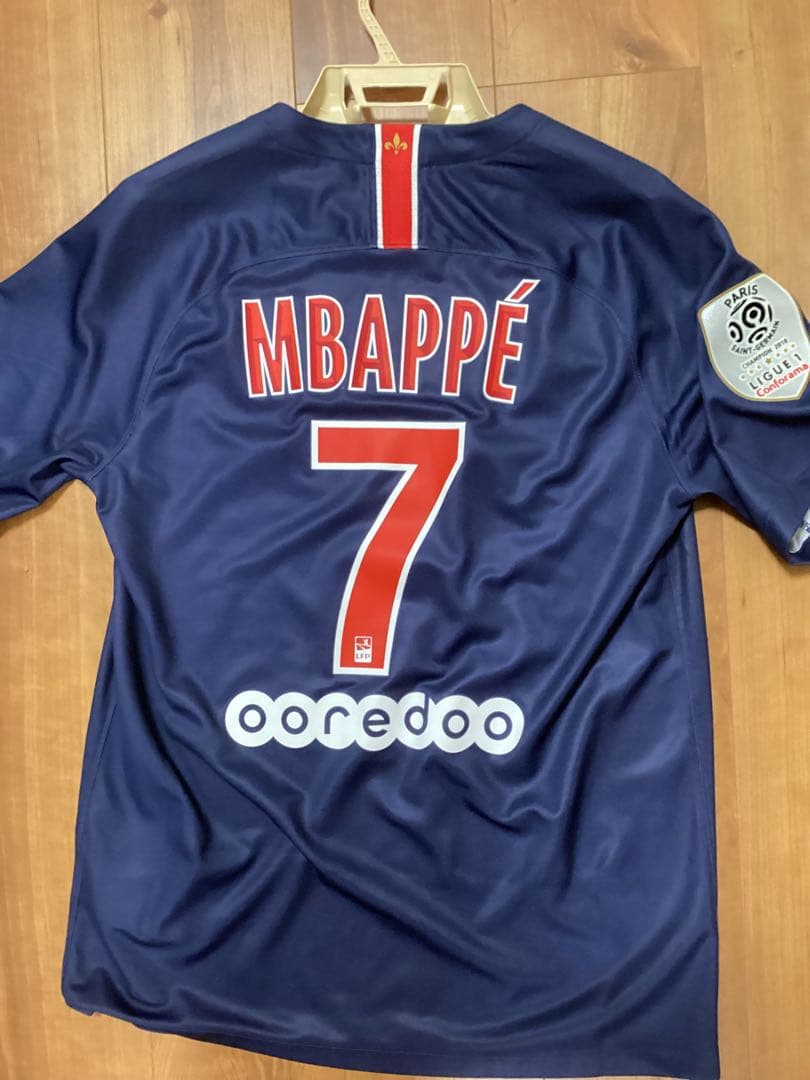 ムバッペ ユニフォーム パリ 2018/19 7 正規品 2月5日まで