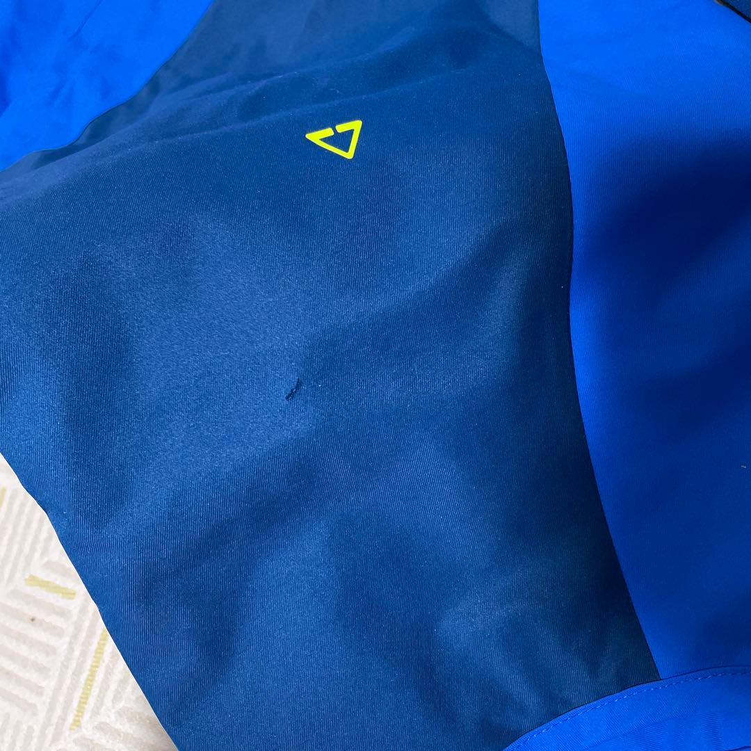 フェニックス　phenix スノーウェア　スキーウェア　XL ブルー×蛍光黄緑②