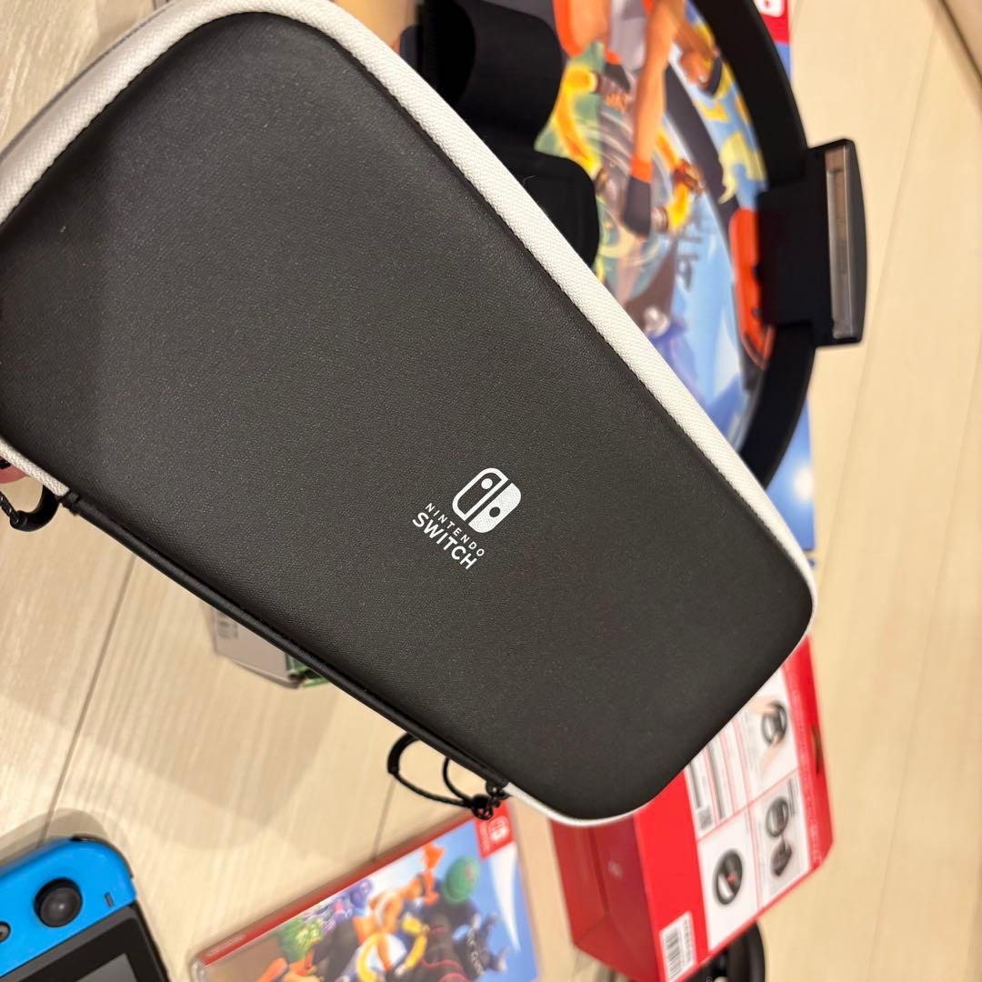 Switch 本体セット ジョイコン ハンドル2個セット リングフィットセット