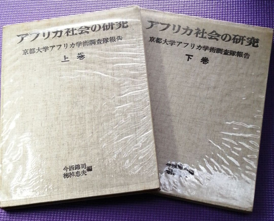 アフリカ社会の研究　上下巻　京都大学アフリカ学術調査隊報告　今西錦司　梅棹忠夫