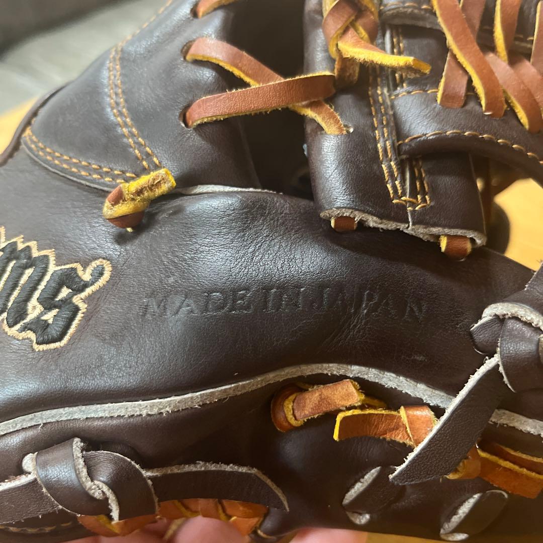 Zeemsジームス軟式内野手　翌日発送　三方親湯もみ型付け　使用回数少ない　美品