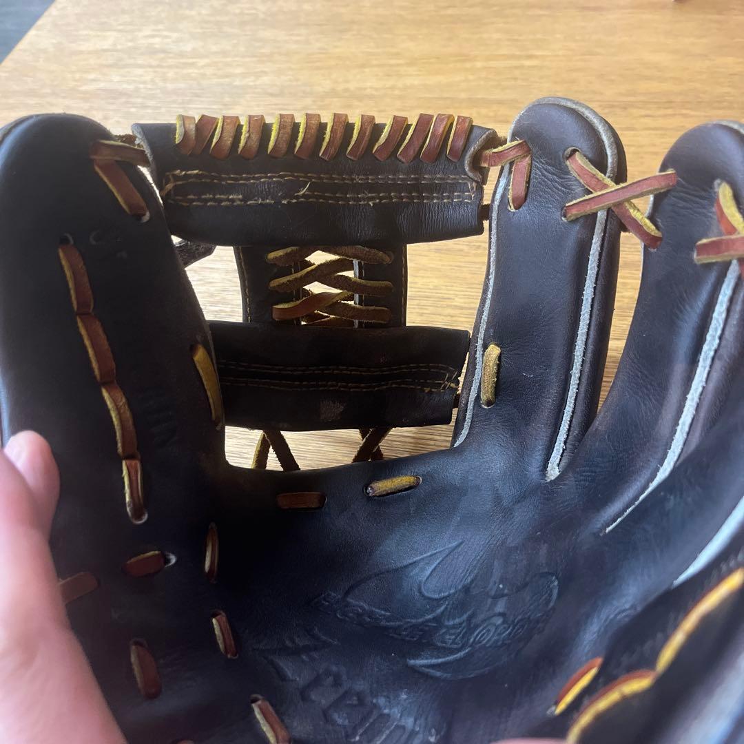 Zeemsジームス軟式内野手　翌日発送　三方親湯もみ型付け　使用回数少ない　美品