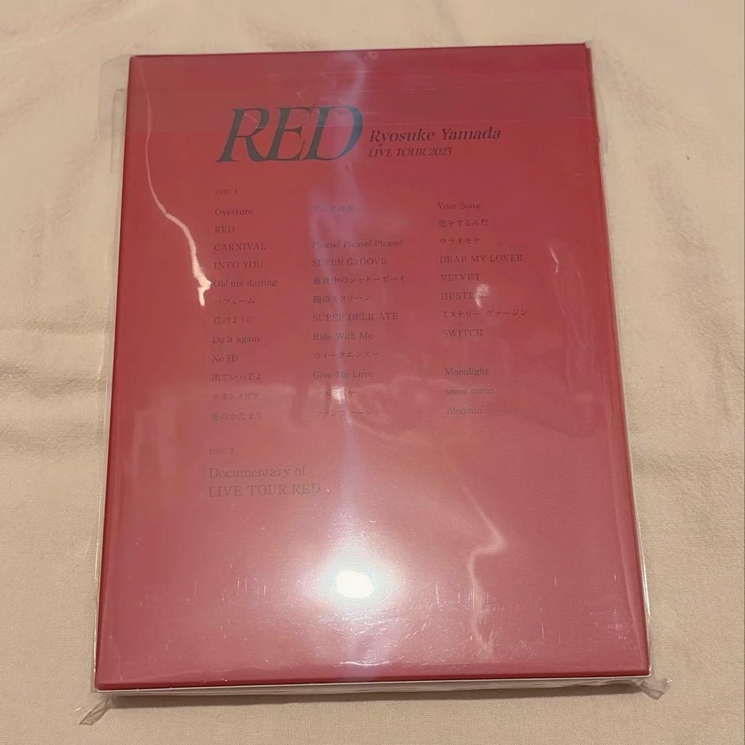 【新品未開封】初回限定盤 山田涼介 RED LIVEDVD