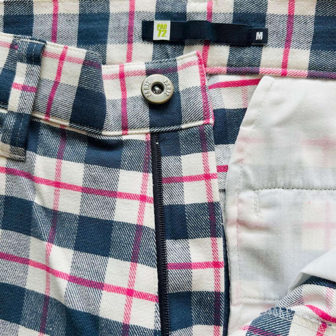 【新品】PAR 72 パーセッタンタドゥエ ゴルフ パンツ 長ズボン チェック柄