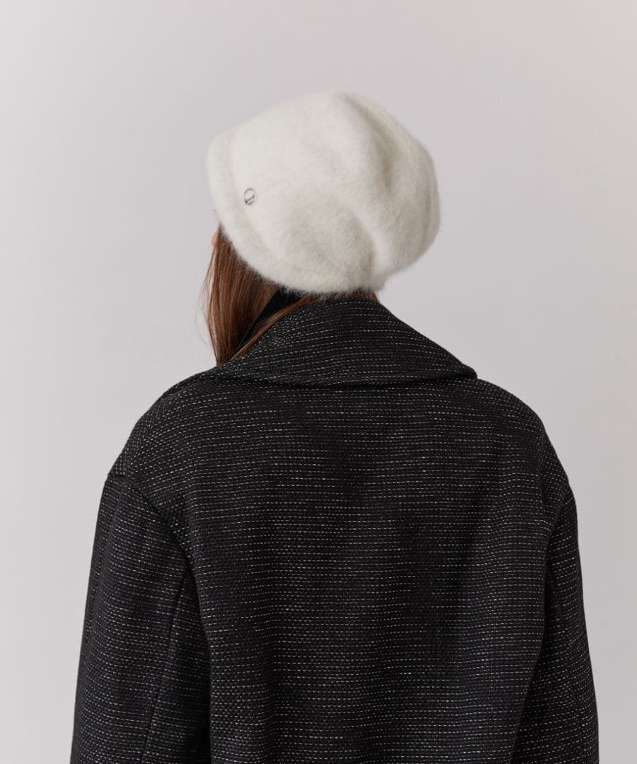 【新品タグ付き】Chapeau d' O Lame Angora Hood