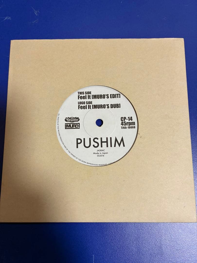 邦楽 PUSHIM / Feel It MURO'S edit 7inch