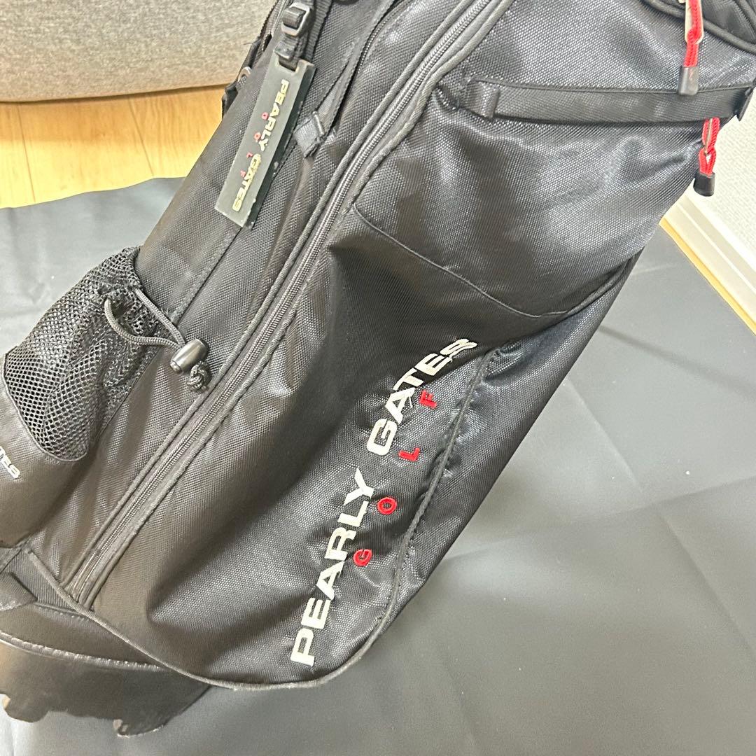 パーリーゲイツ キャディバッグ ブラック スタンド式