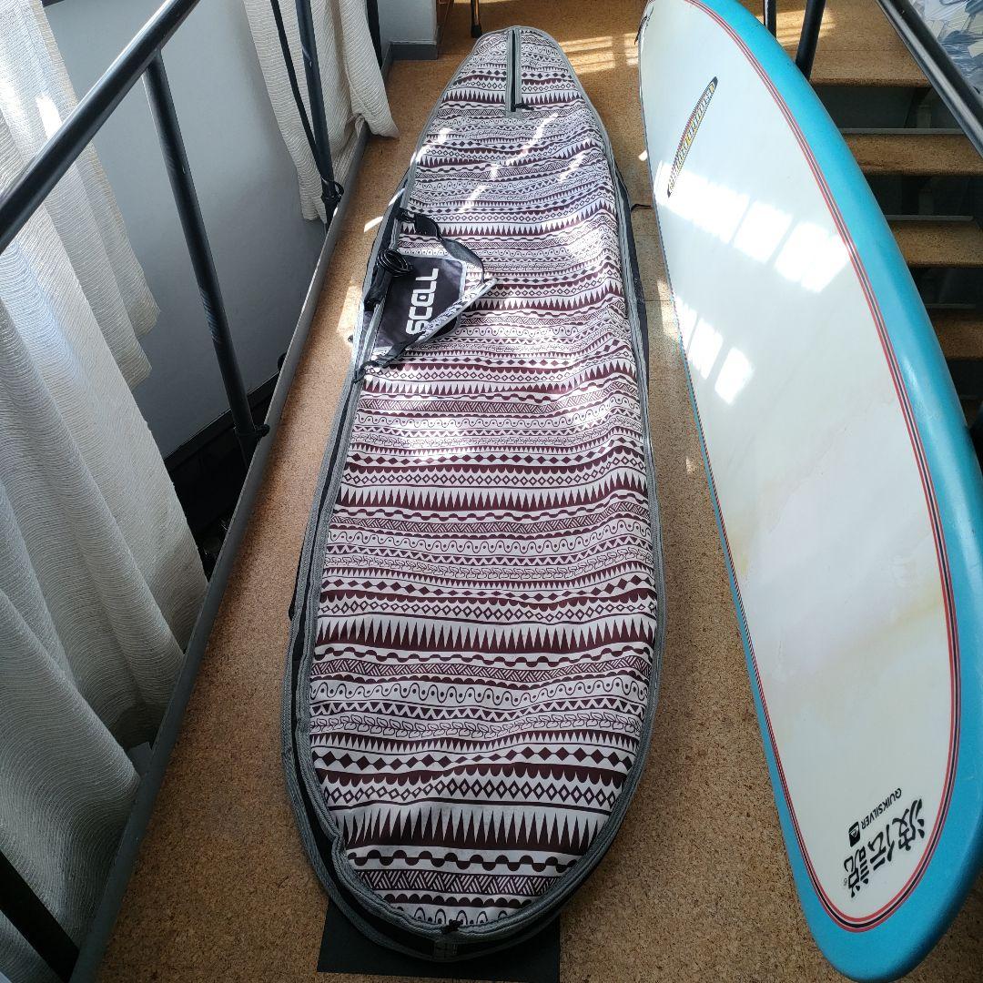 South Point ロングボード ホワイト/ブルー ハードケース付 おまけ付