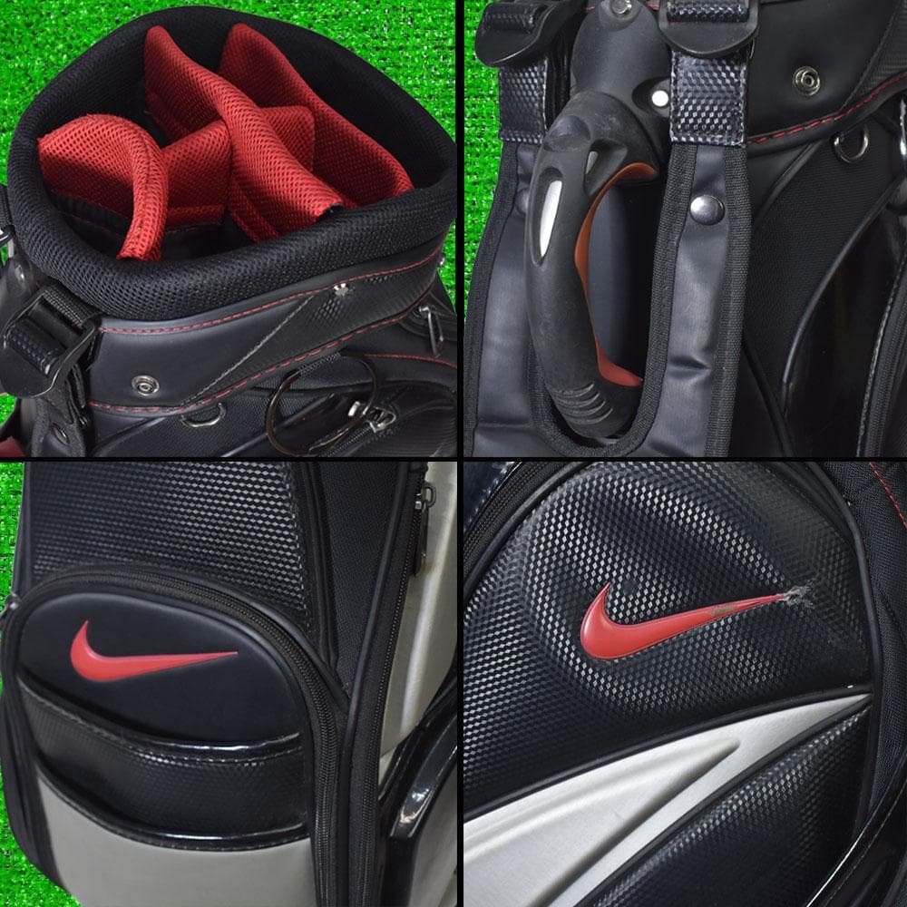 NIKE GOLF/ナイキ ゴルフ キャディバッグ９型【ブラック】中古！