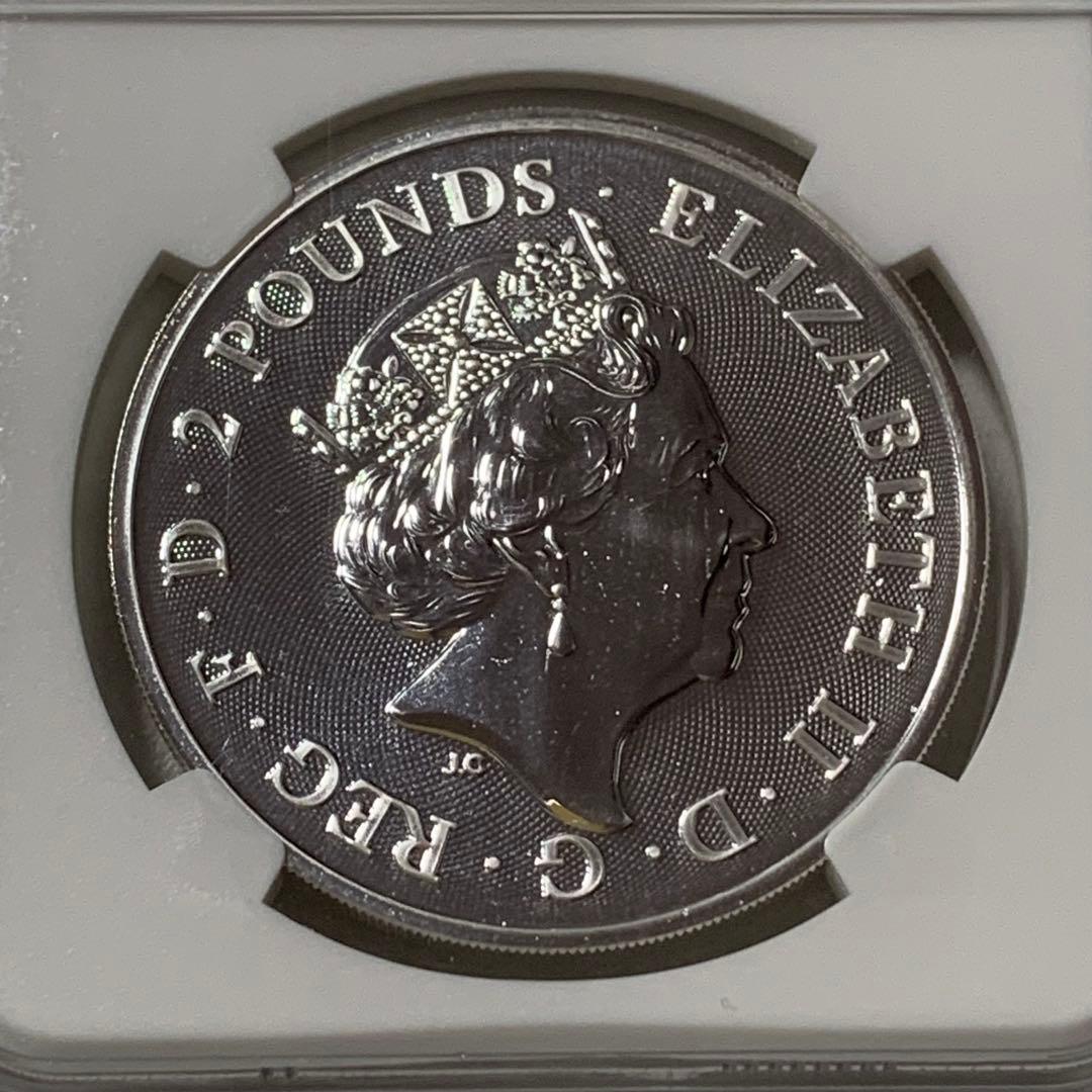 2021年　エルトンジョン　銀貨　NGC MS69 ファーストリリース