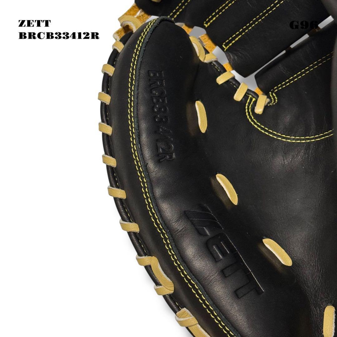 未使用品！ ZETT ゼット キャッチャー ミット 右投げ用 LH 軟式 捕手用