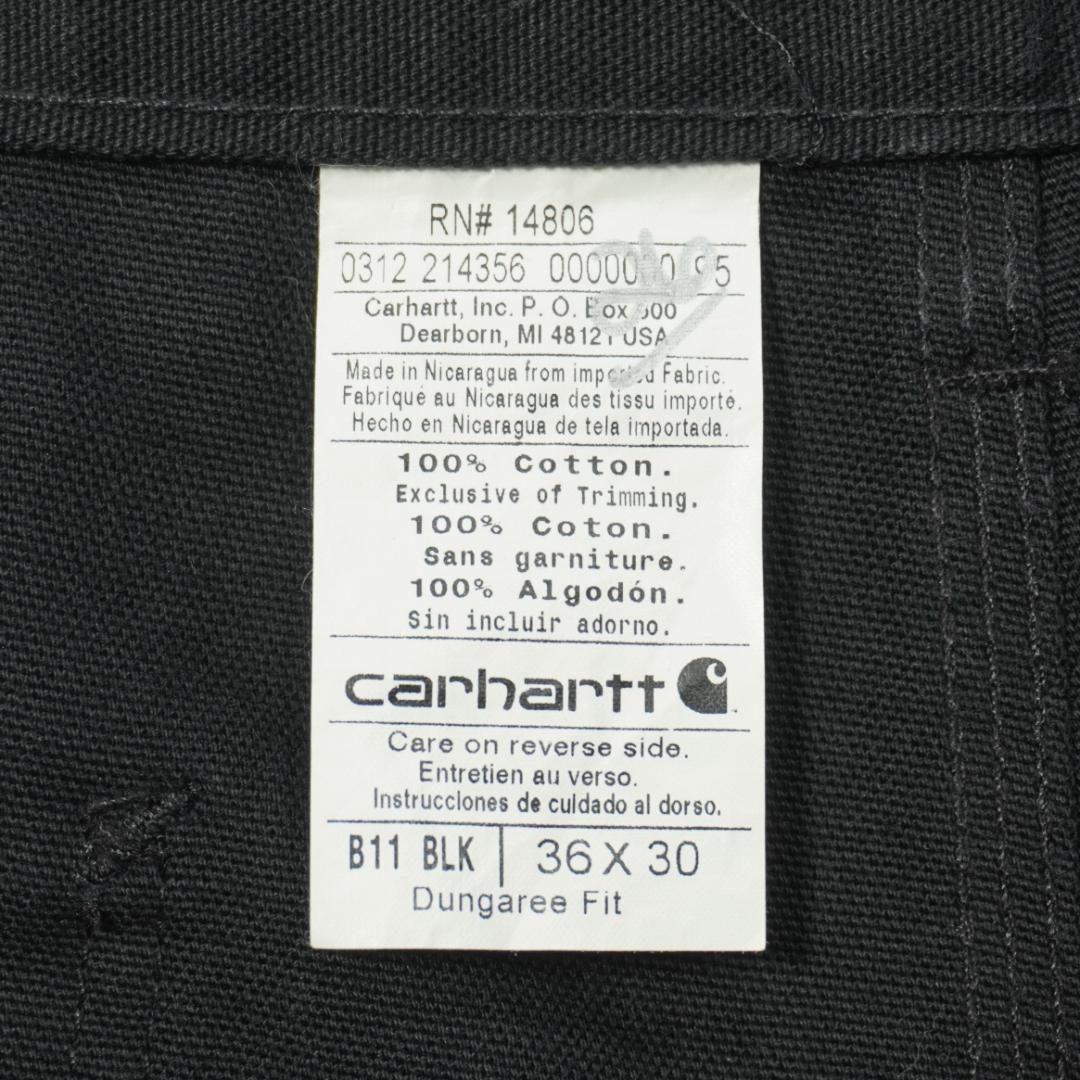 パンツ Carhartt SINGLE FRONT PANT BLK W36 L30
