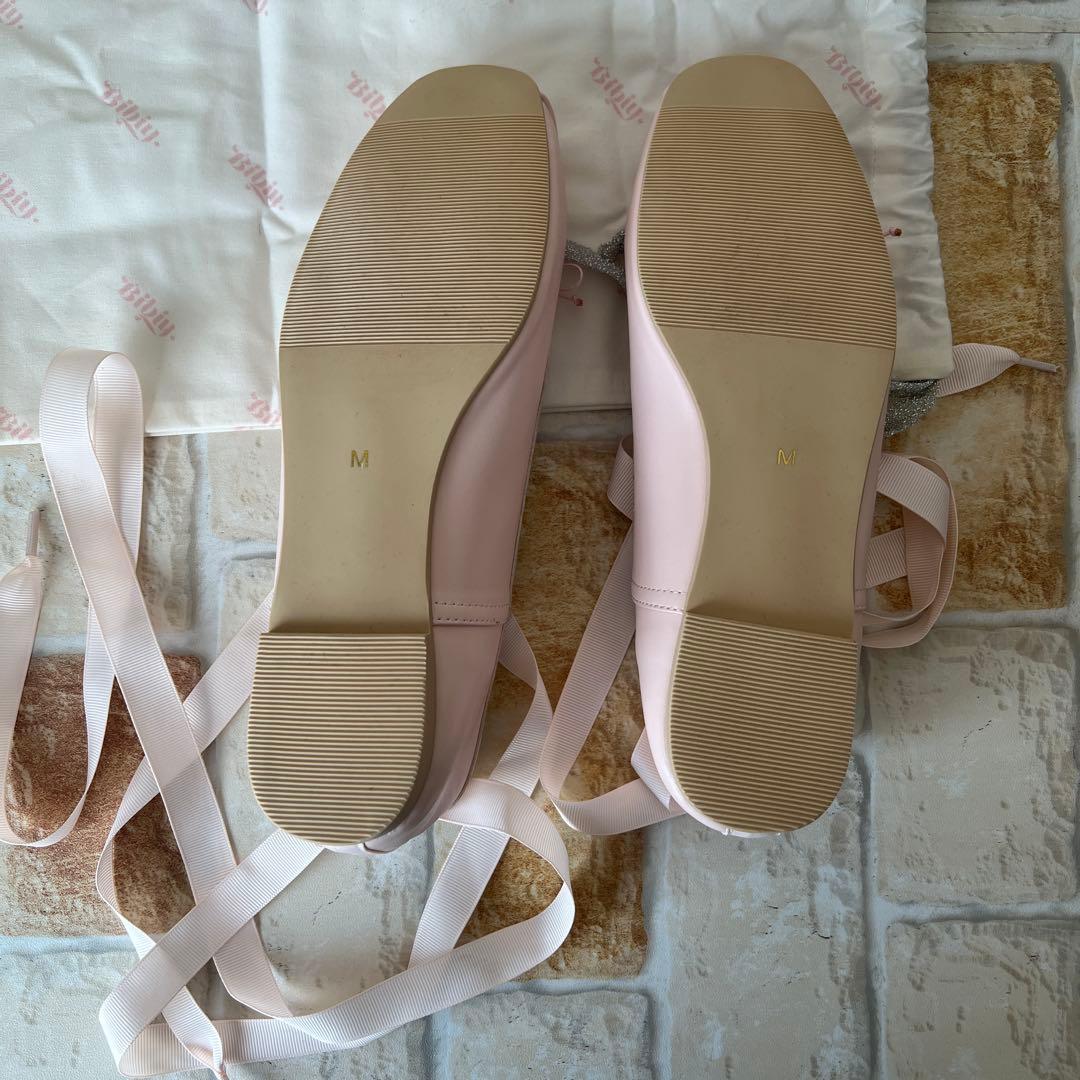 Bibiy B.ballet shoesレースアップバレエシューズ