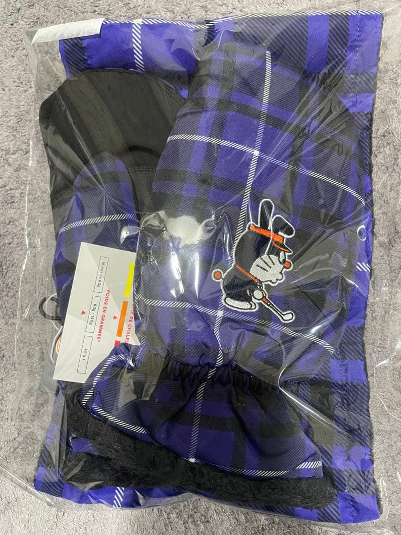 JACK BUNNY チェック柄ミトン ネックウォーマー　ユニセックス