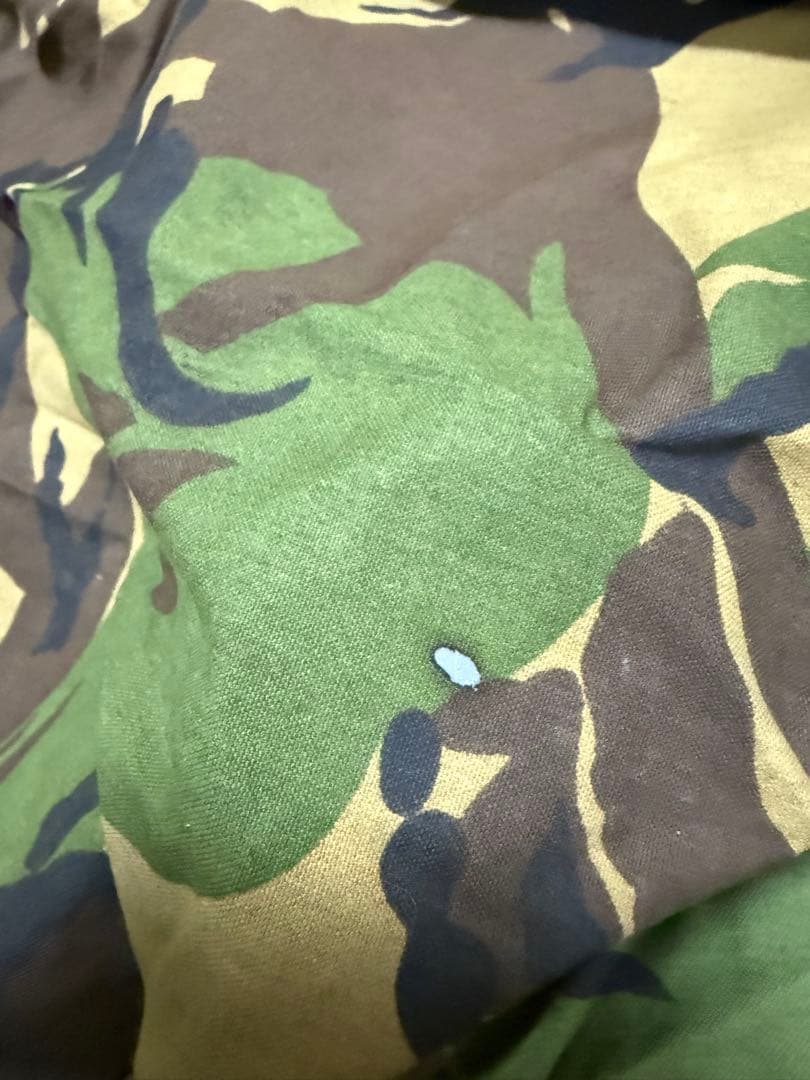 オランダ軍　ダッチアーミーテントＤＰＭ迷彩　補修跡有り