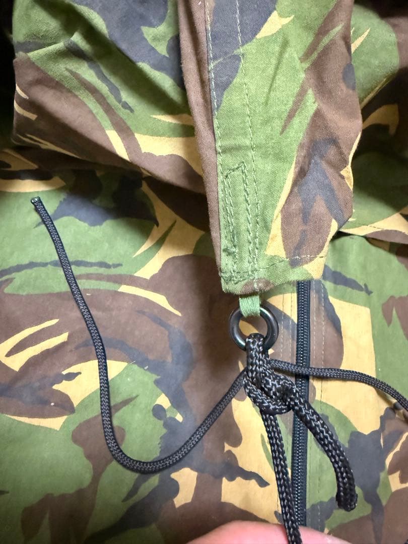 オランダ軍　ダッチアーミーテントＤＰＭ迷彩　補修跡有り