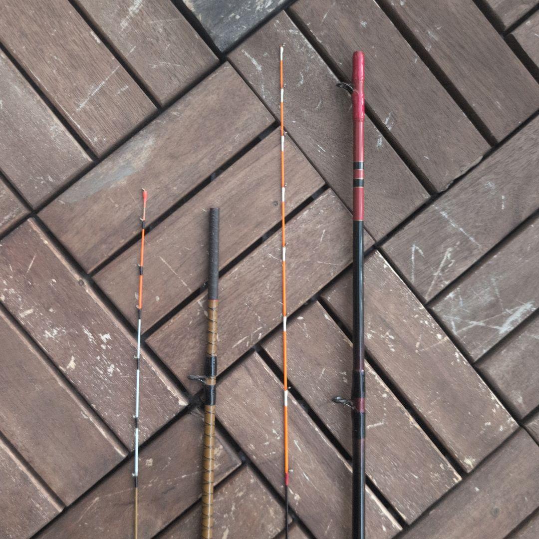 チヌ筏竿 がまちぬ いかだ硬調 1.5 & シマノ 青波巧 小鳴門135 良品！