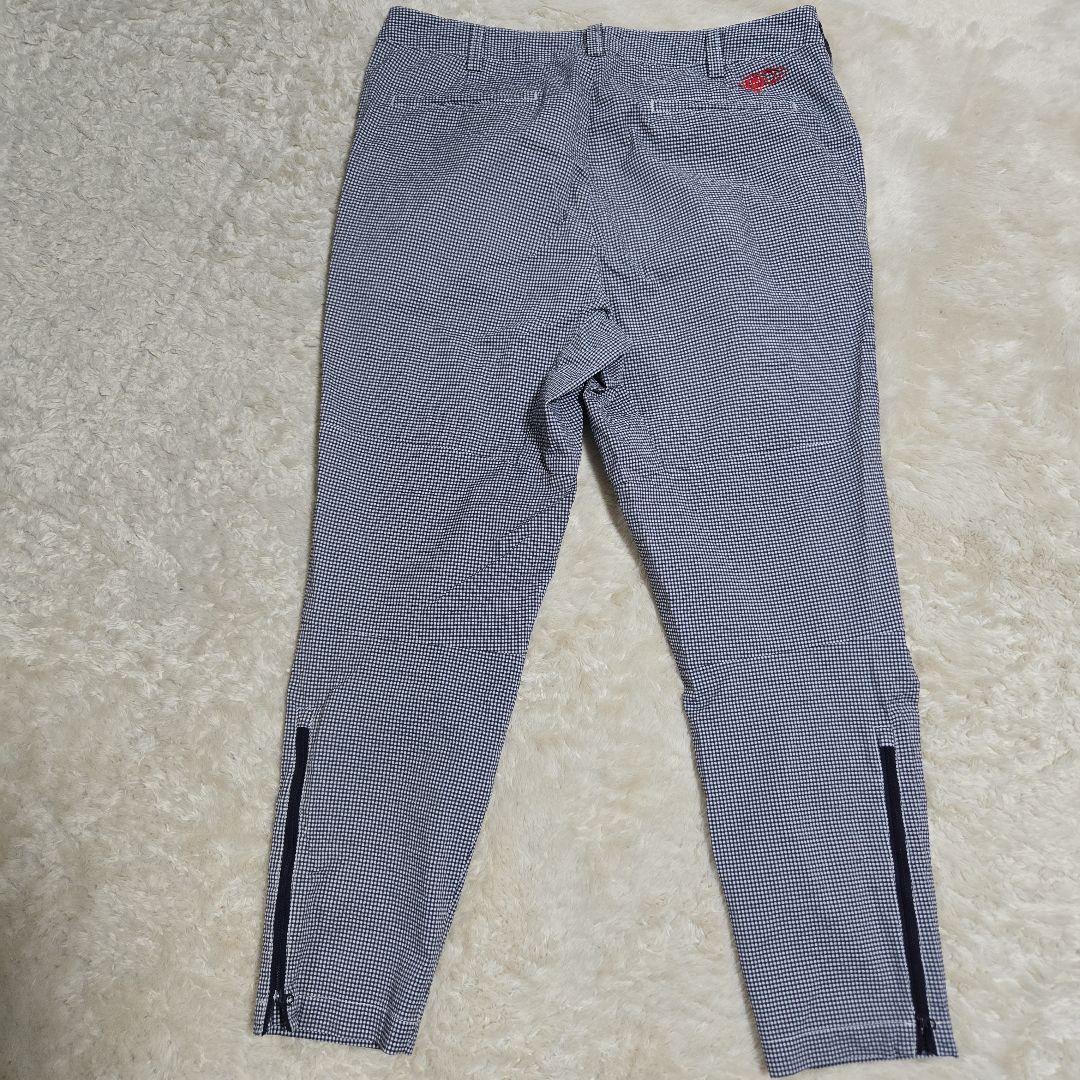BEAMS GOLF シアサッカー チェック柄 パンツ XL