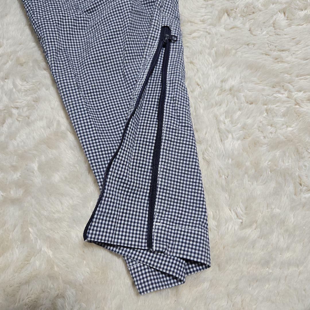 BEAMS GOLF シアサッカー チェック柄 パンツ XL