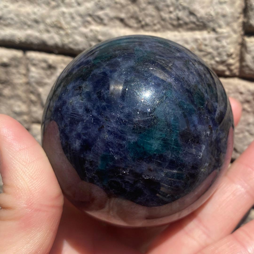 アイオライト グリーンカイヤナイト共生 スフィア ❶