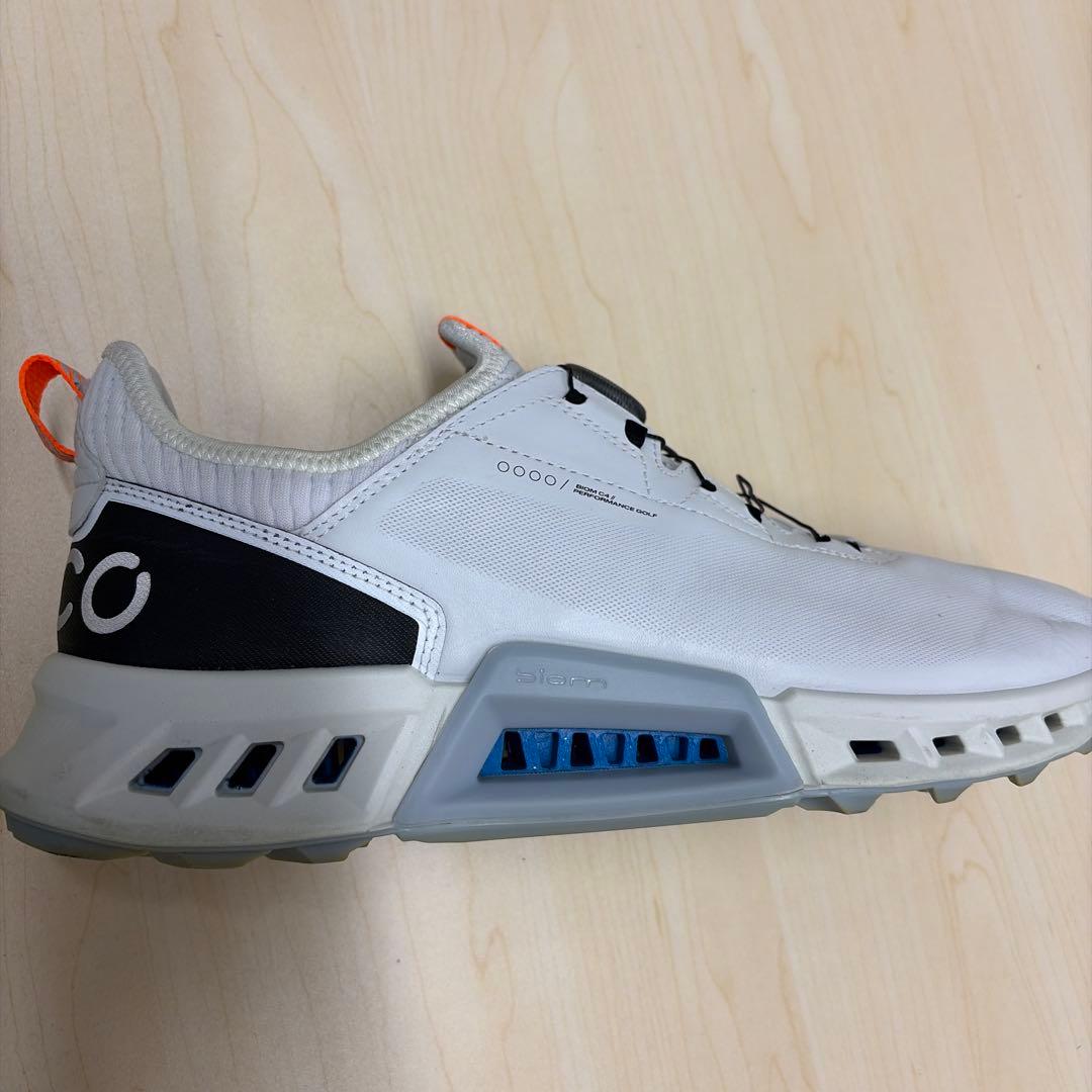 ECCO ゴルフシューズ BOAシステム ホワイト