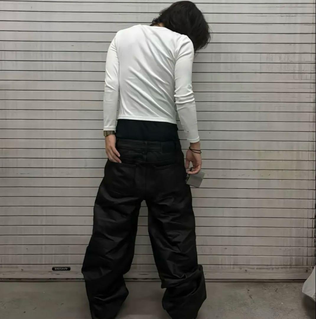パンツ goar.archive STRAPPED BAGGY OIL PANTS